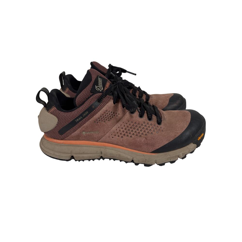 Danner Hiking Shoes Womens 8 Mauve Pink Trail 2650 3" GTX Low Top Vibram Sole